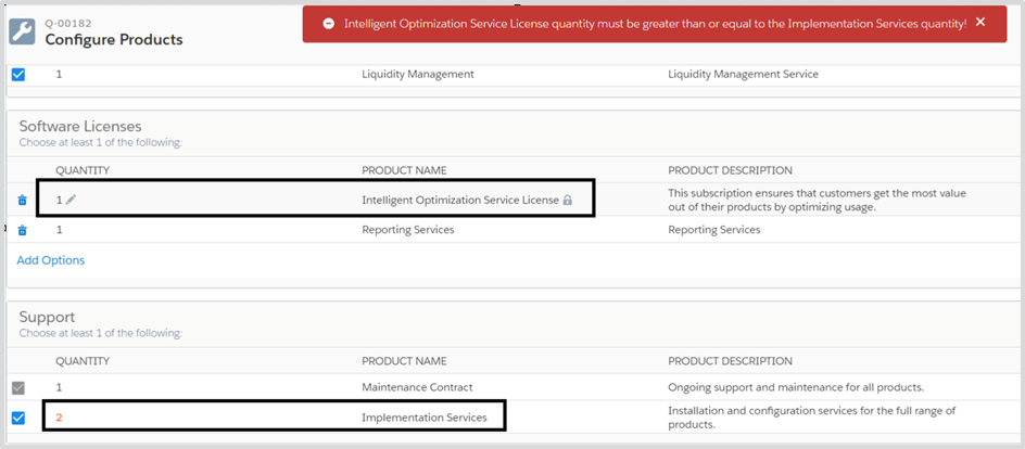 configure products