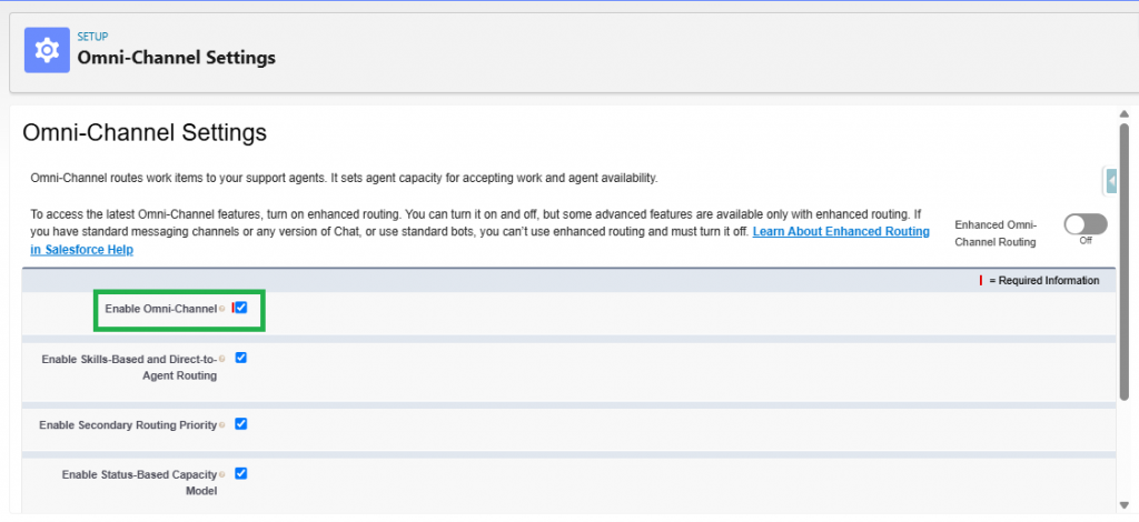 1.2.Enabling Agentforce and Omni-Channel