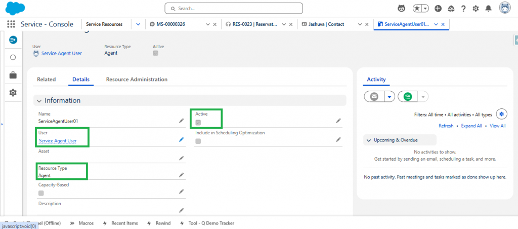 3.3 Creating the Live Agent and Assigning Permissions