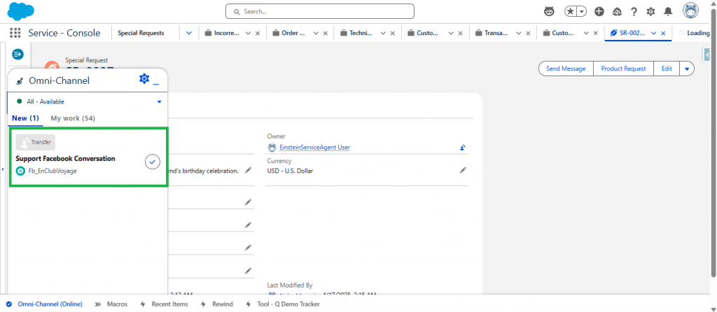 7.3 Testing the Integration A Real Conversation Flow